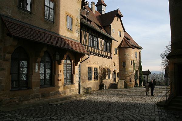 Oben auf der Altenburg Bamberg: Der Palas