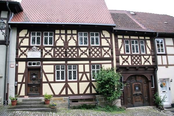 Fachwerkhäuser in Königsberg in Bayern